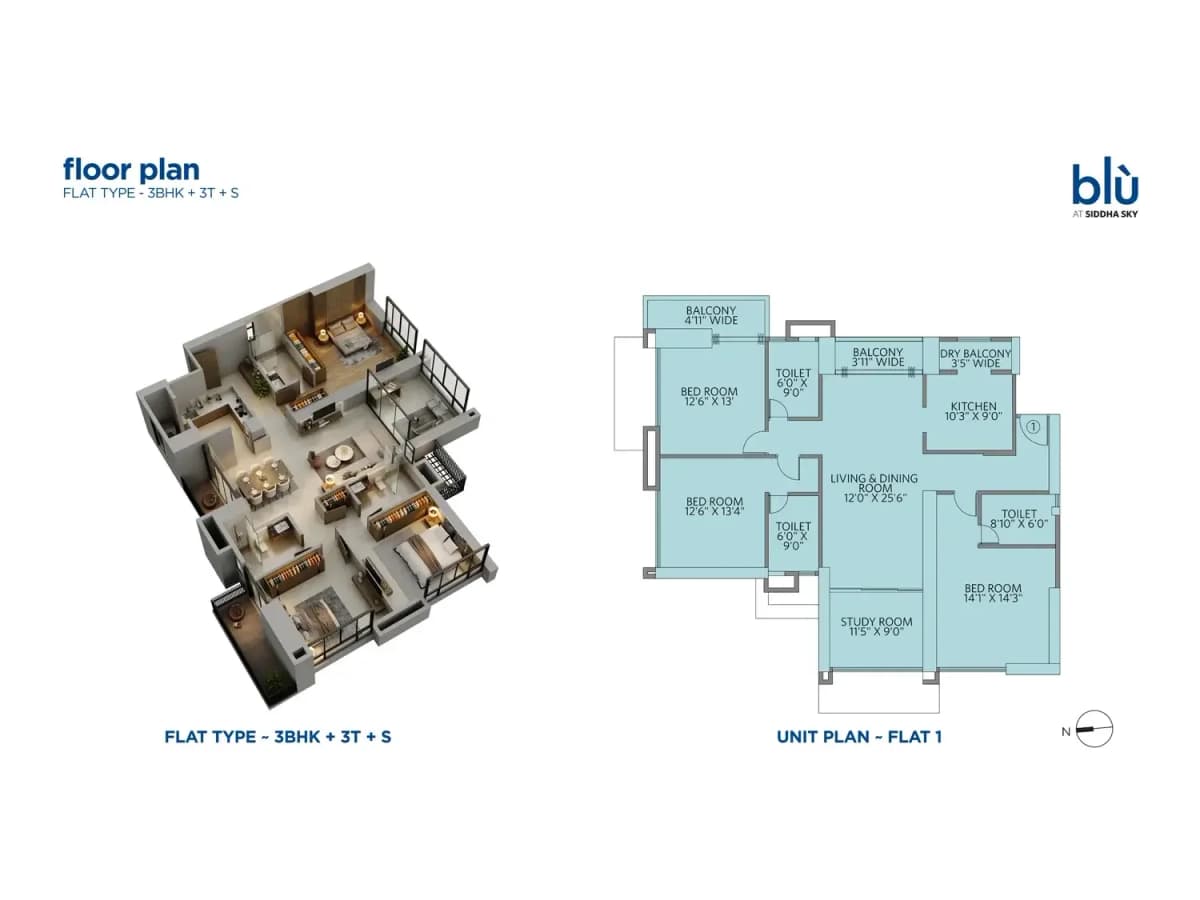 Unit Plan Flat - 1