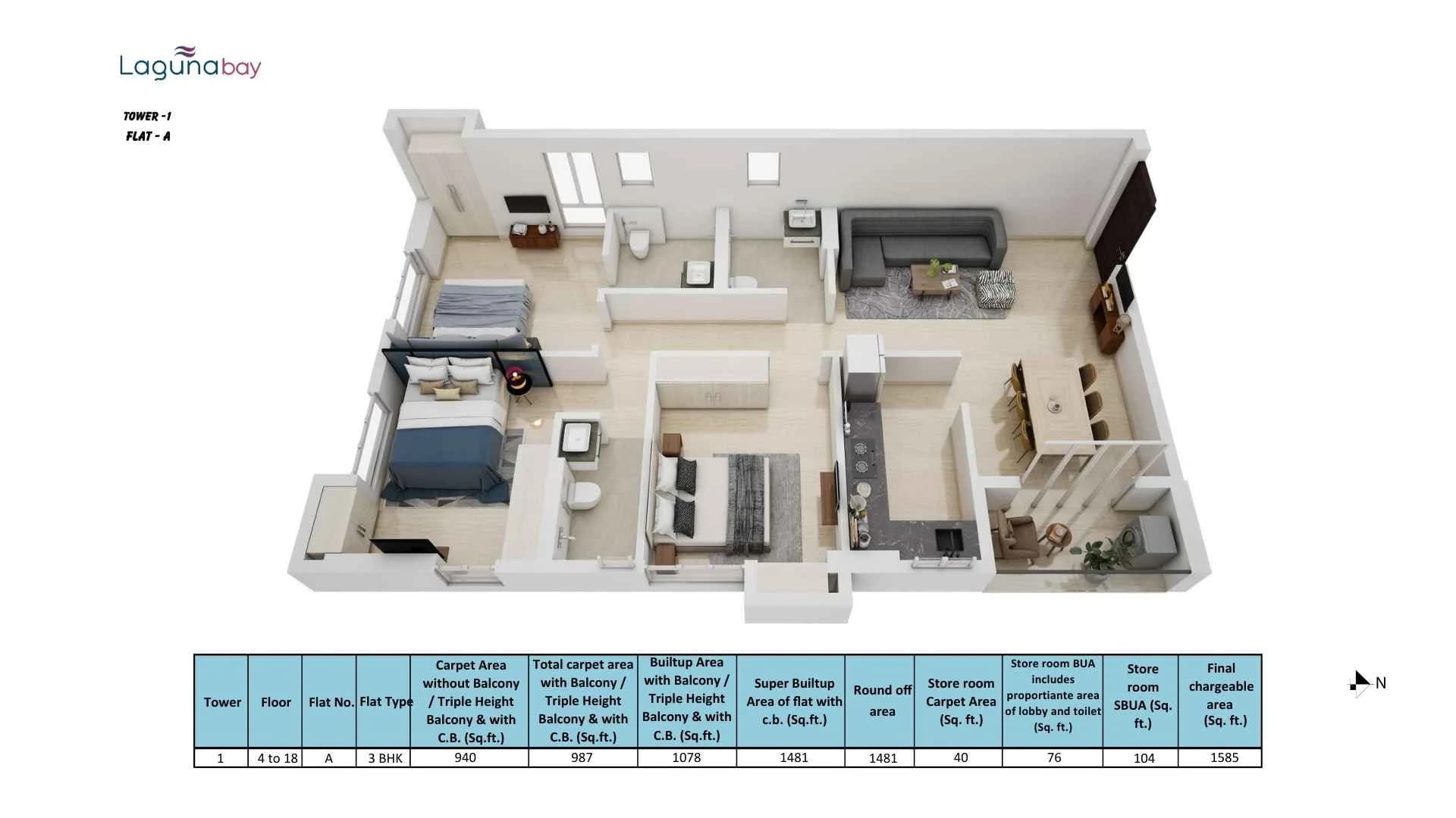 Unit A Floor Plan