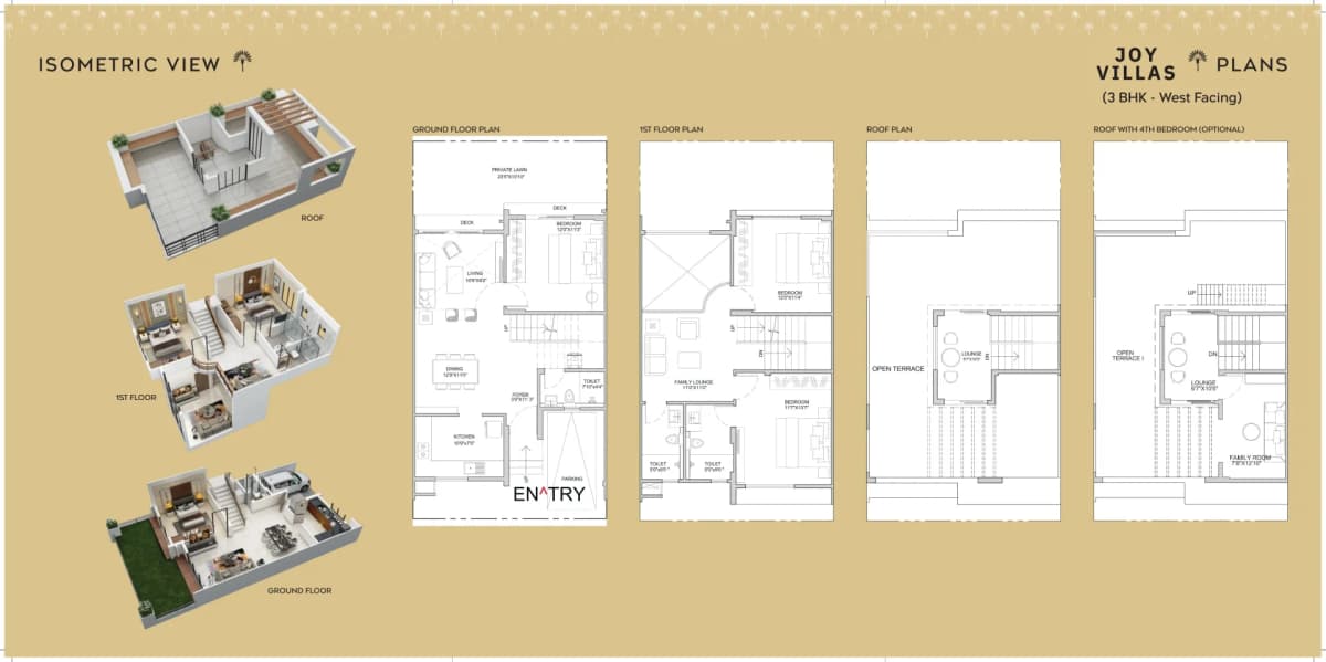 Joy Villas Floor Plan