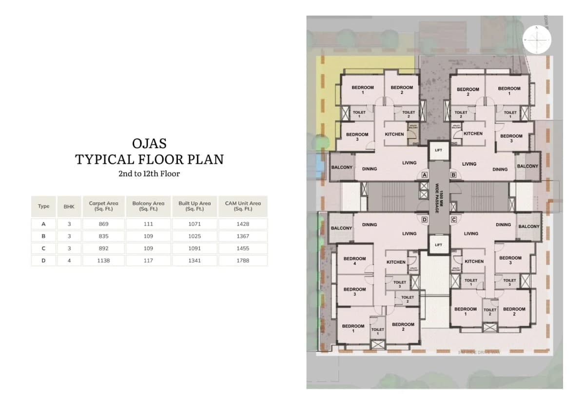 Ojas Floor plan