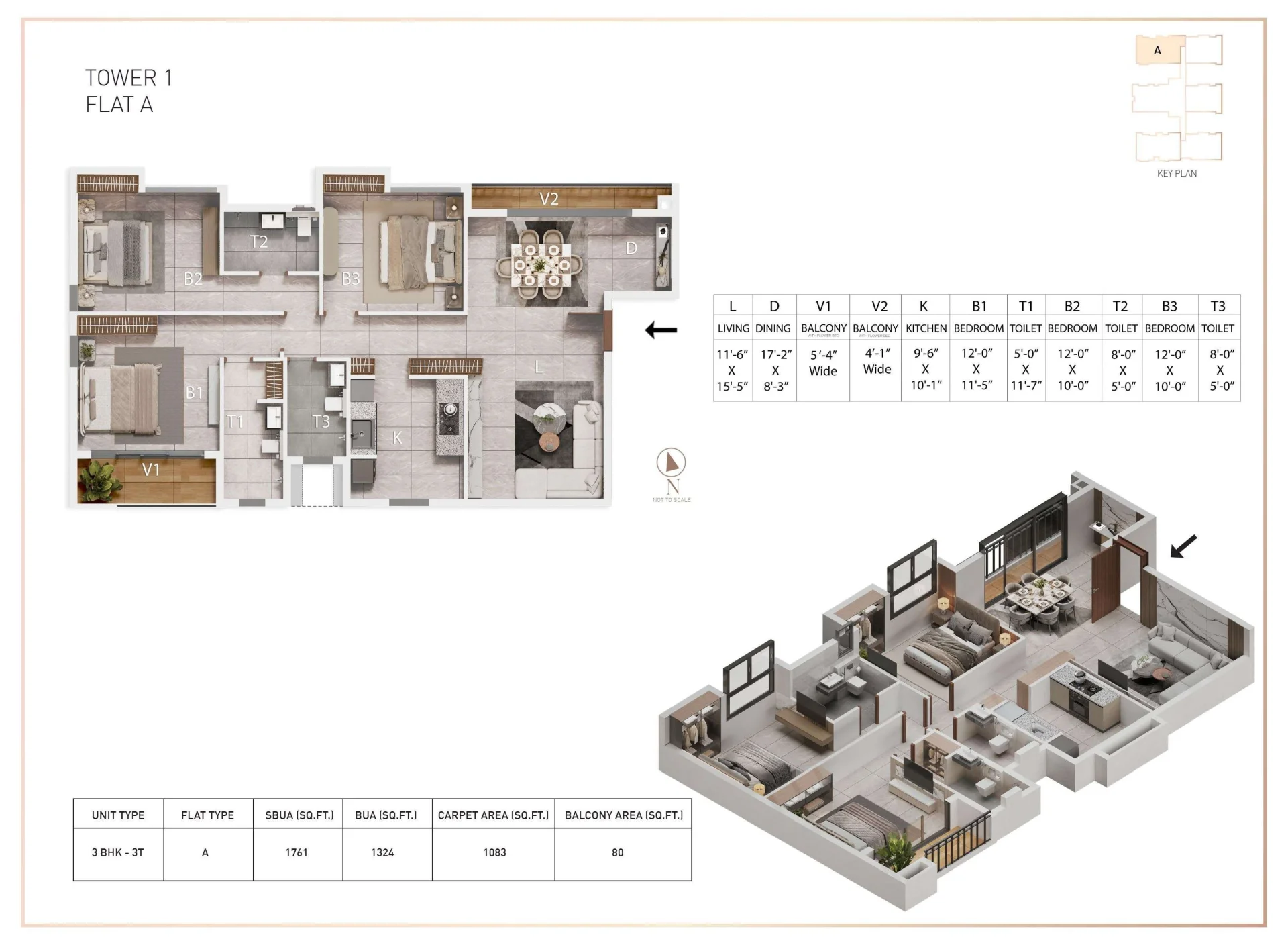 Flat A