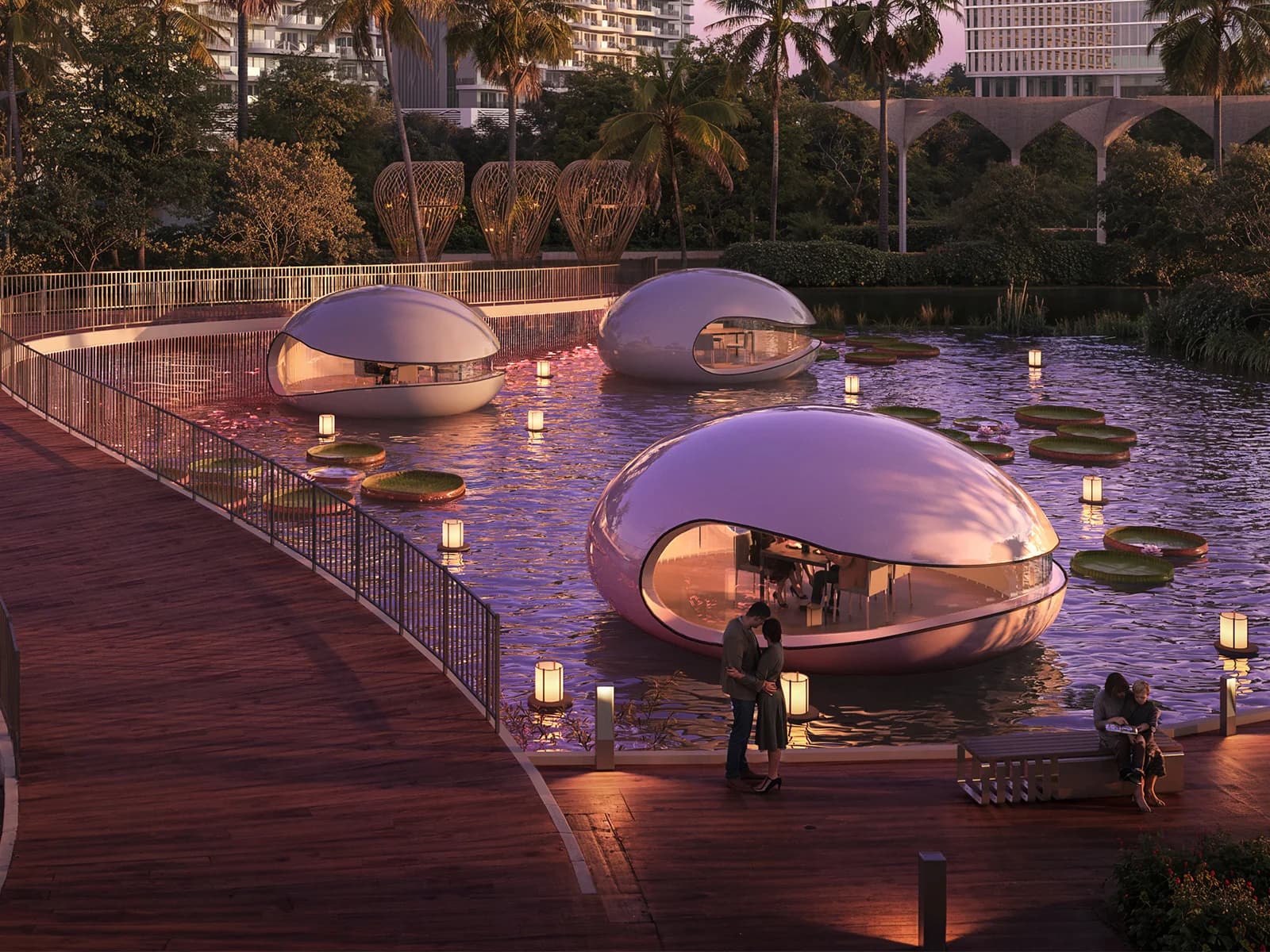 Damac valencia Floating Pods