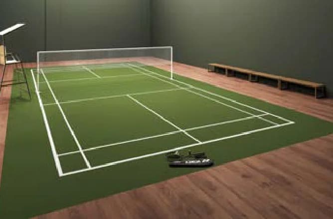 Batminton court