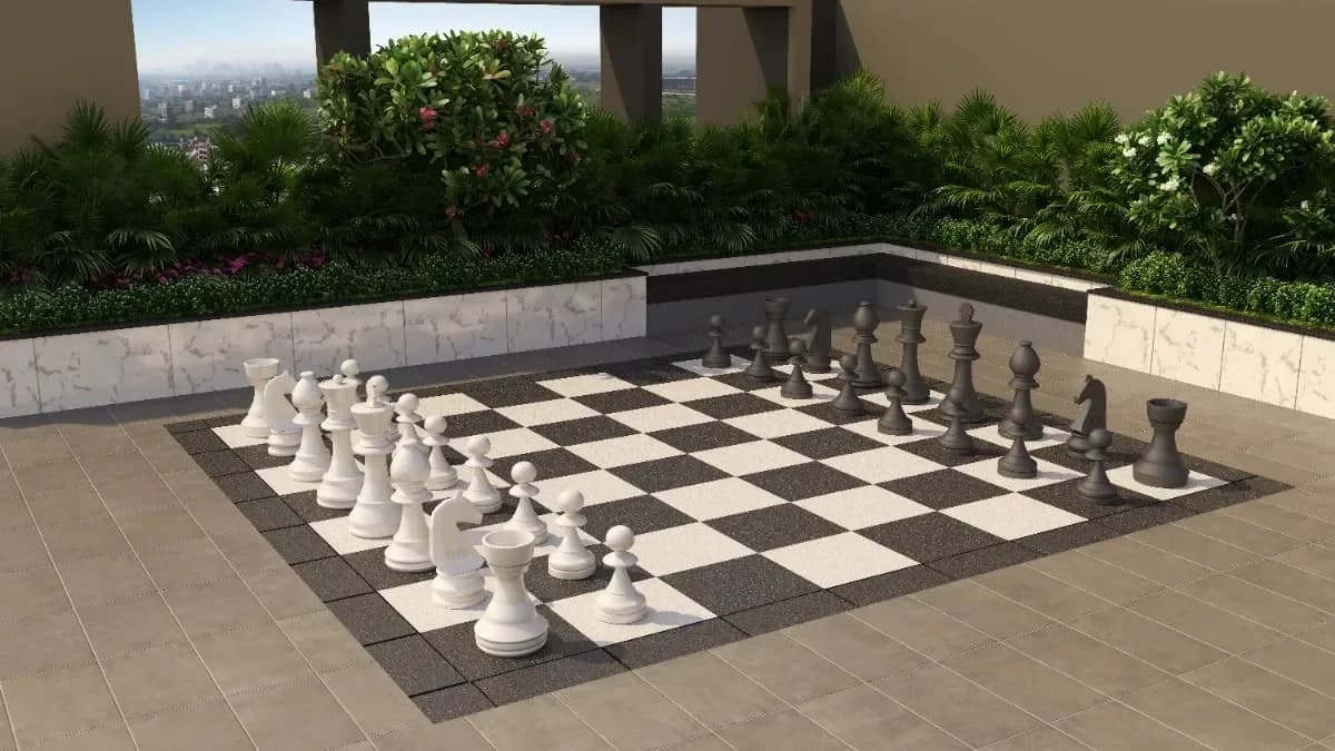 Riddhi Siddhi Ikon Rooftop Jimbo Chess Area