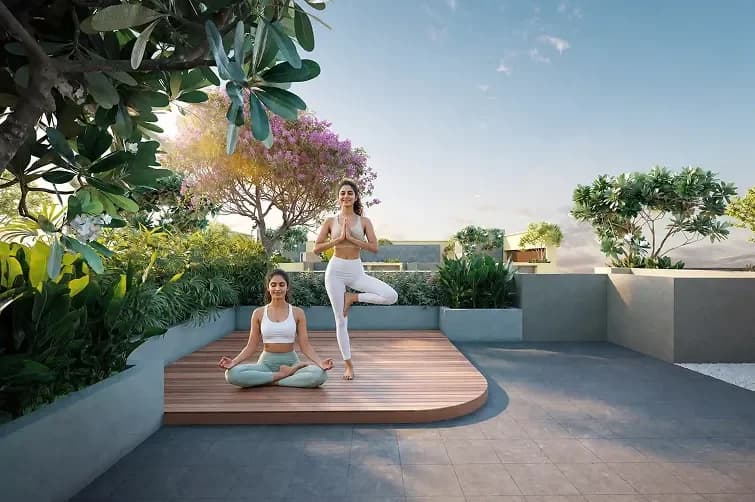 K Twins Yoga Area