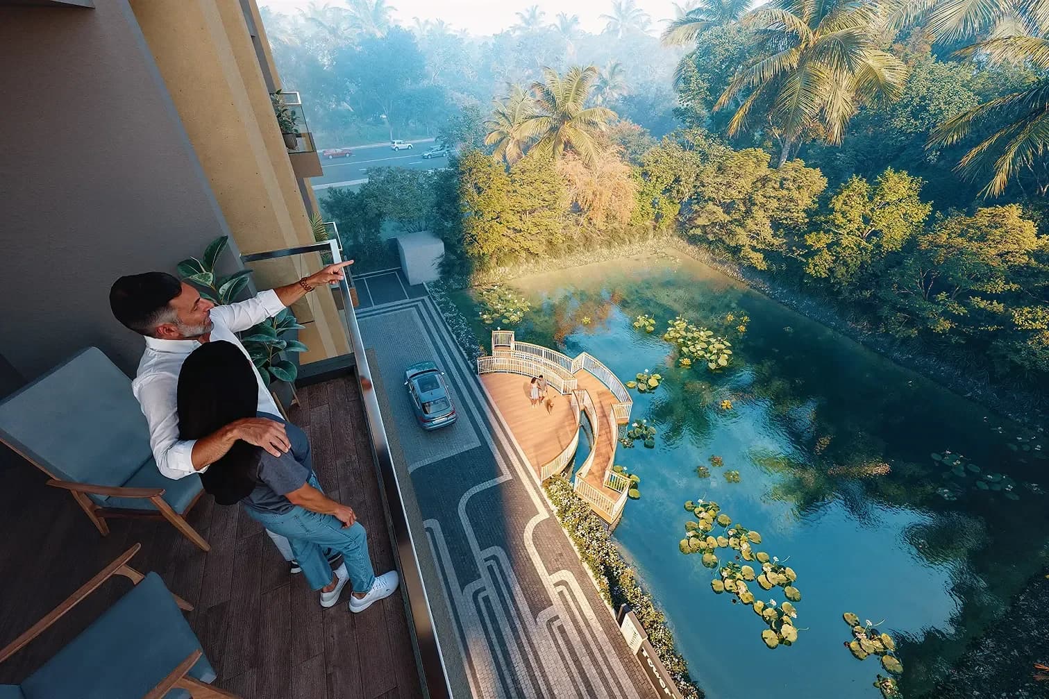 K Twins Balcony