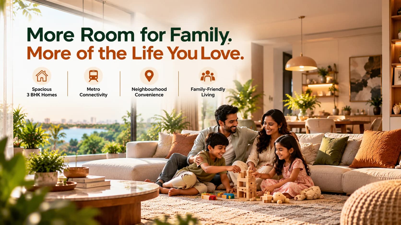 More Room for Family. More of the Life You Love.