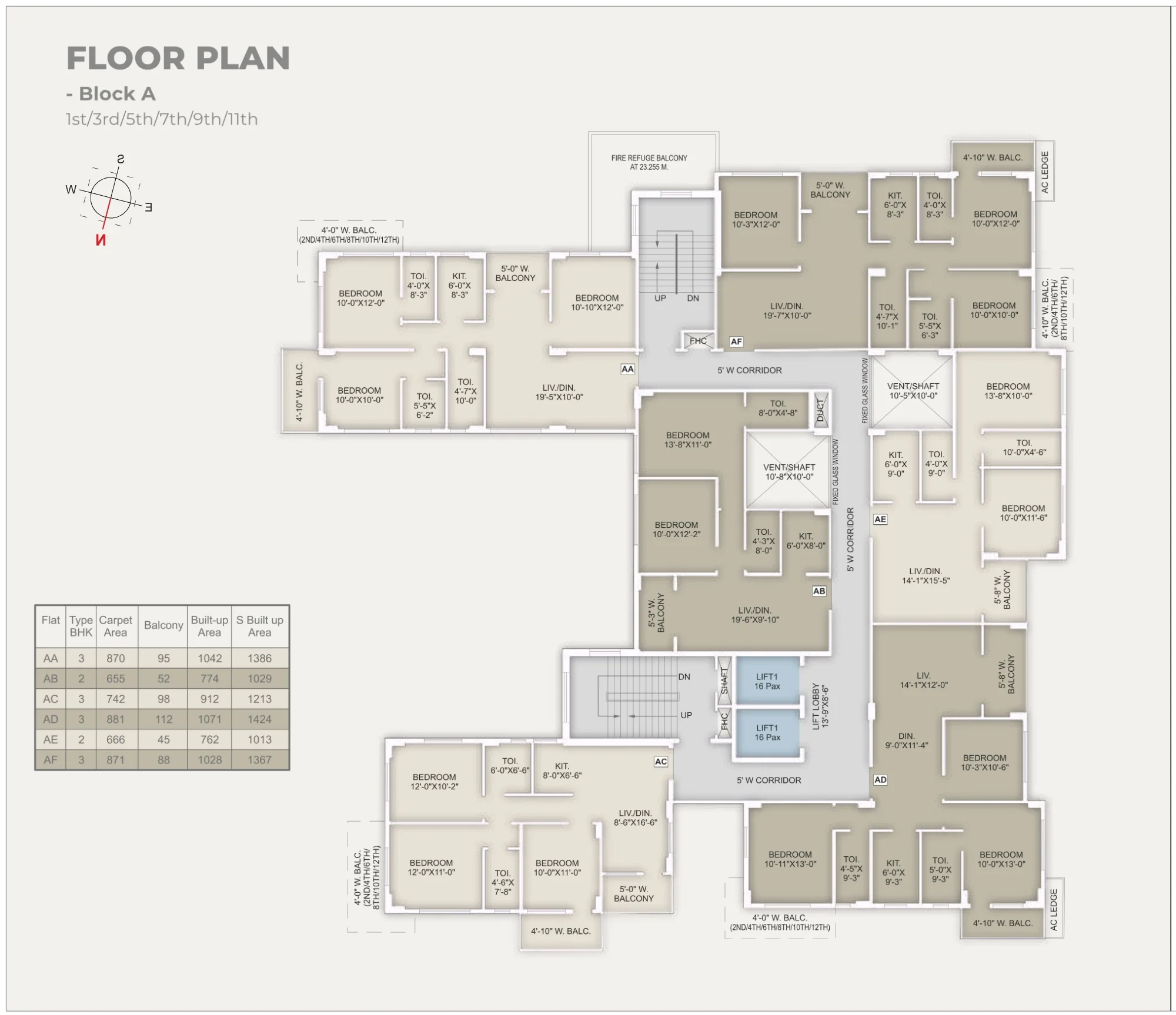 Typical Floor Plan