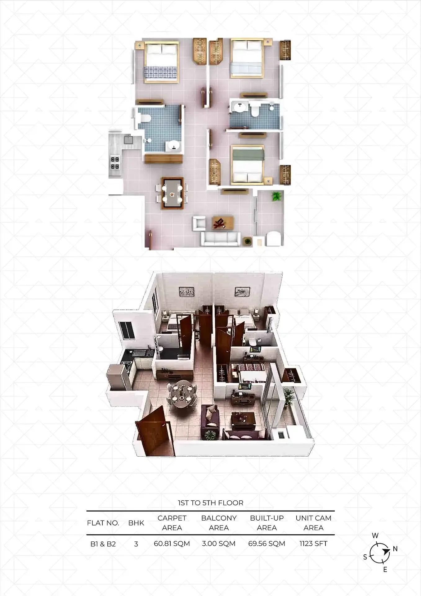 3 BHK Type B