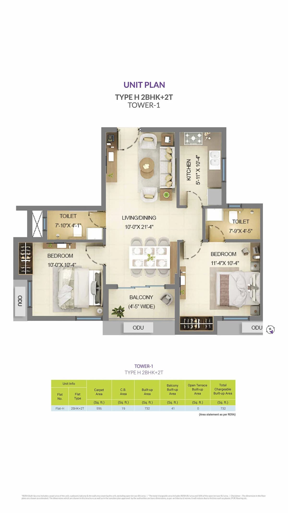 2 BHK Plan