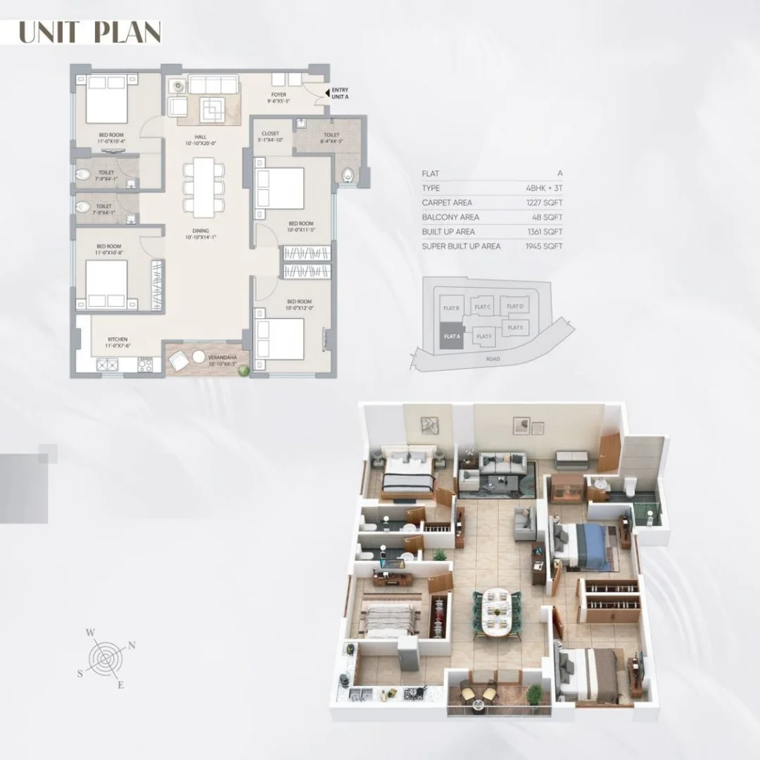 Flat A