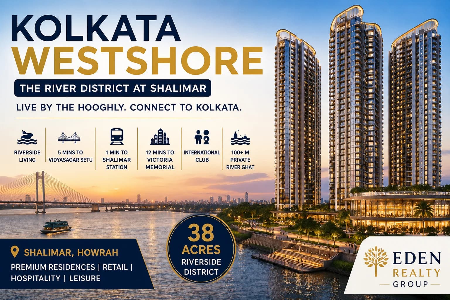 Kolkata Westshore: The River District at Shalimar, Howrah