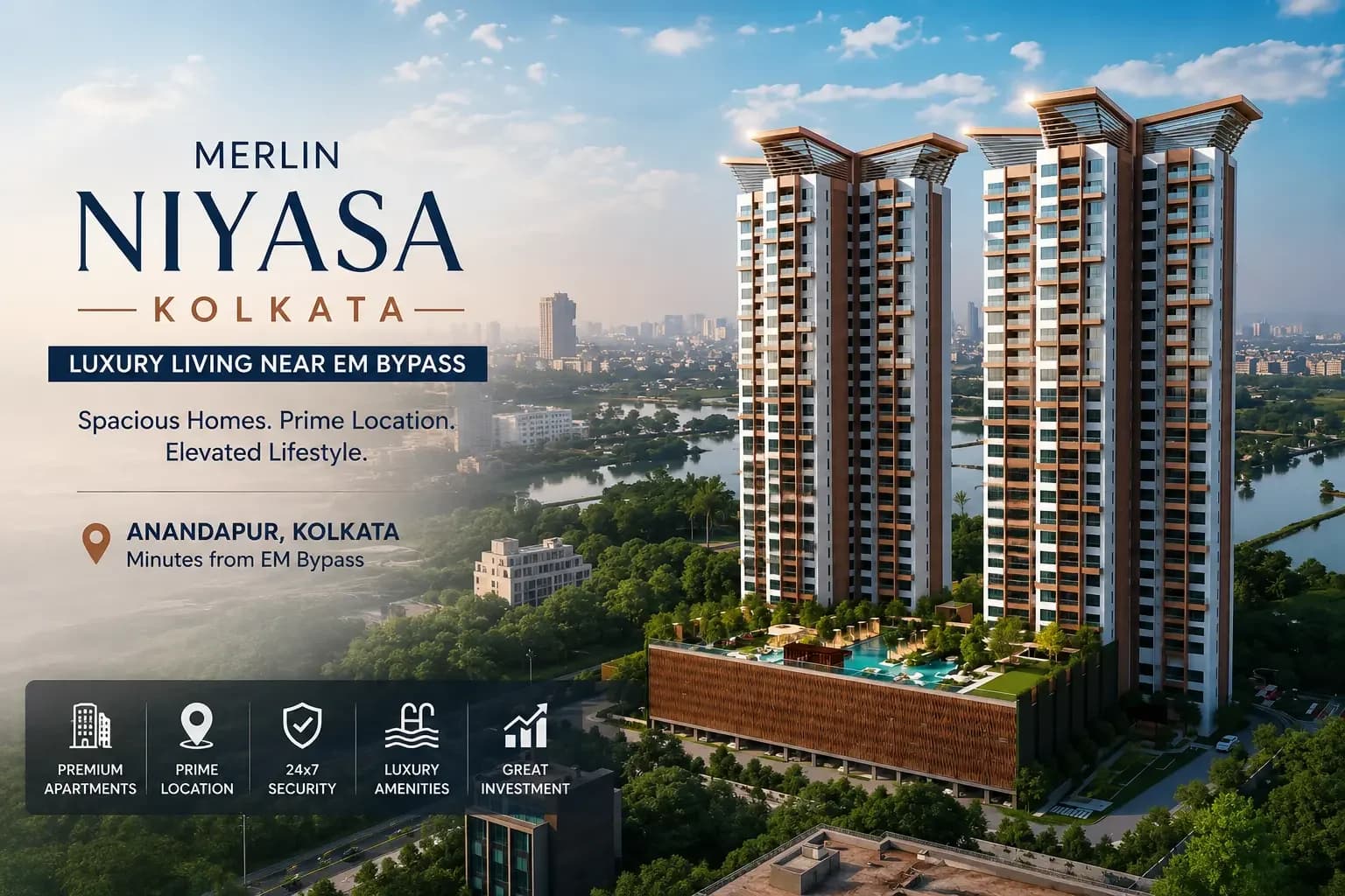 Merlin Niyasa Kolkata: An Expert Guide To Luxury Apartments In EM Bypass