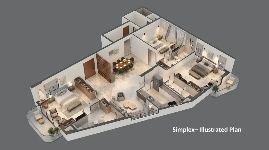 4BHK Floor Plan