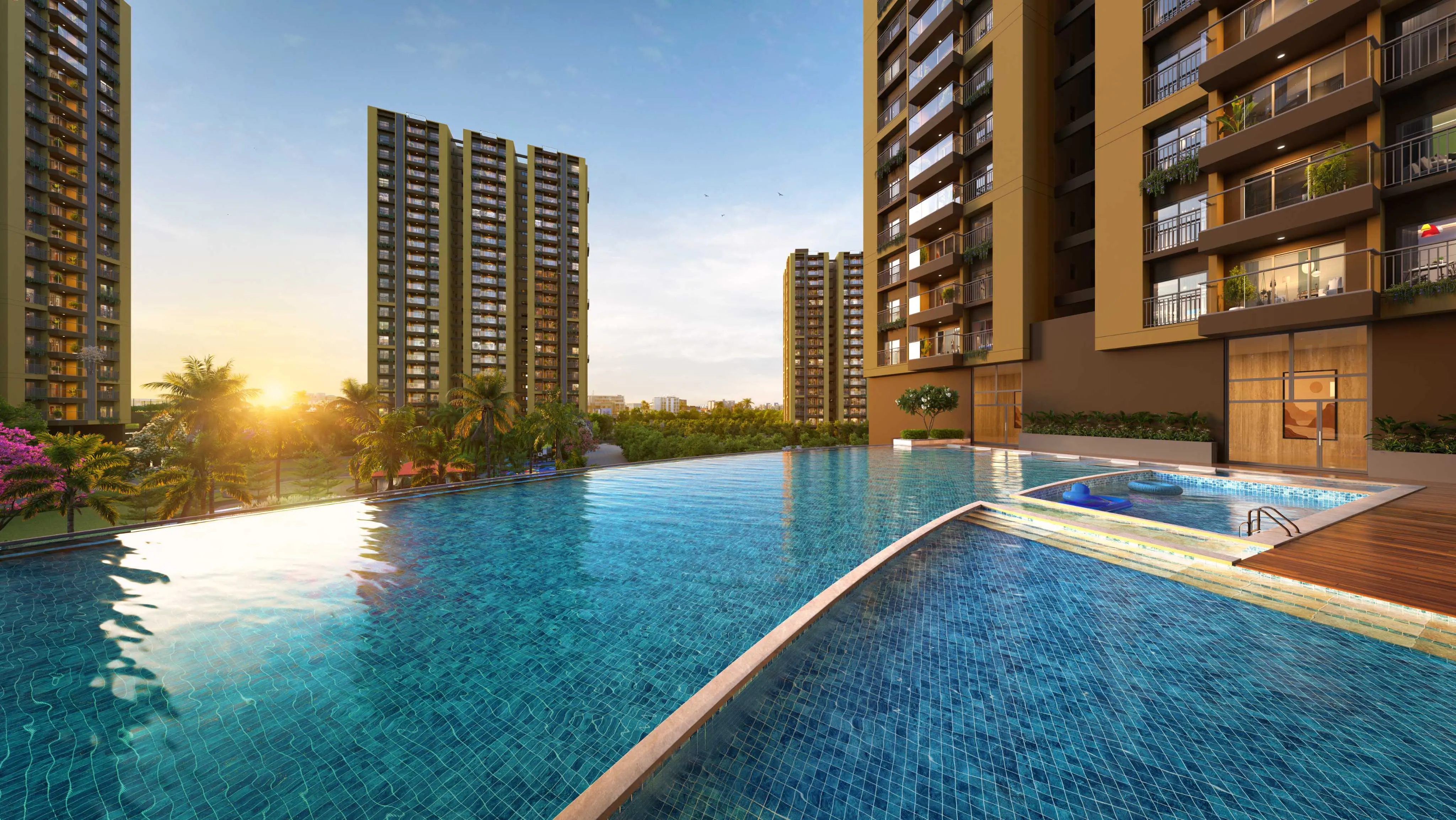 Swimming Pool in Srijan Orizon Swimming Pool in Srijan Orizon