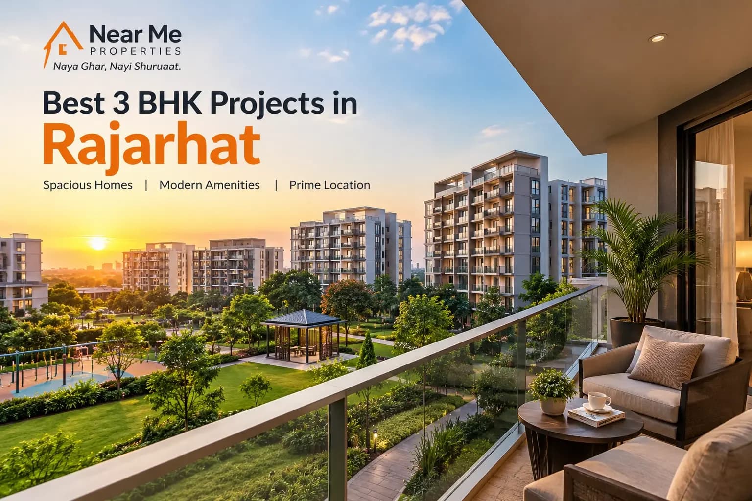 Best 3 BHK Projects in Rajarhat