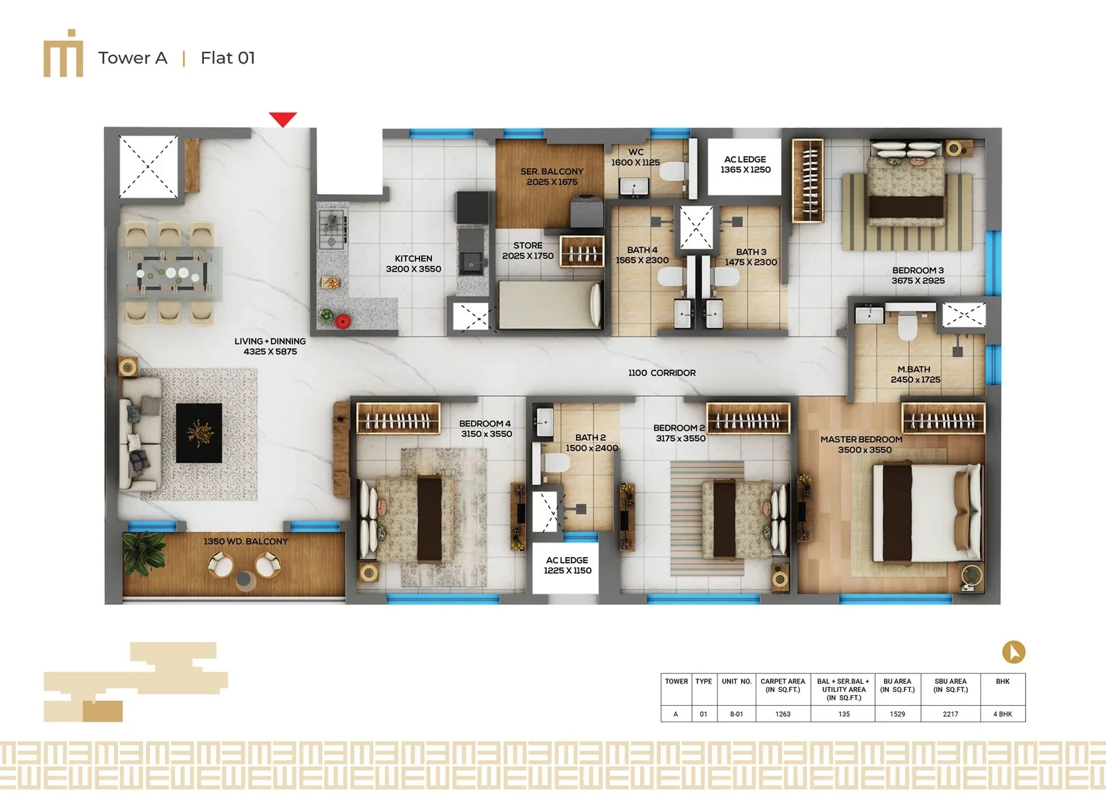 Flat 01