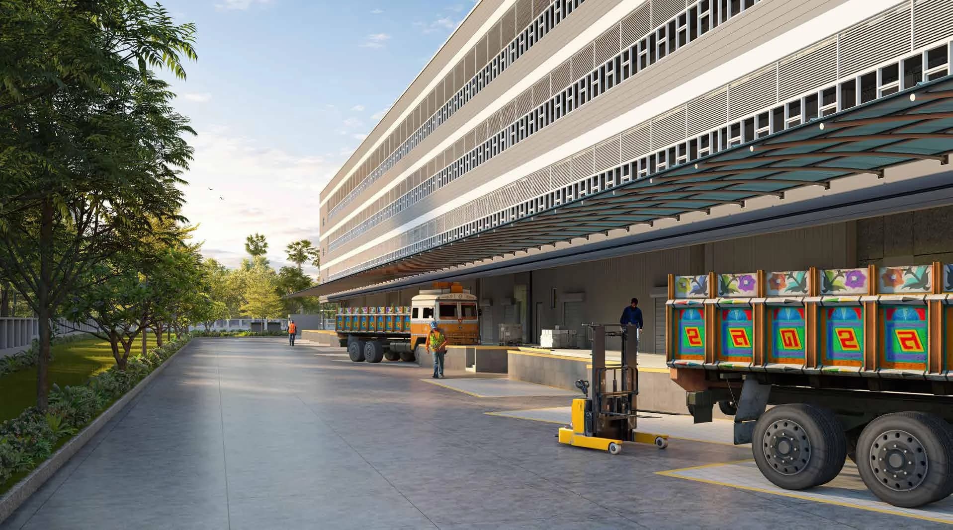 Internal Wide Road With Ample Loading & Unloading Facilities Internal Wide Road With Ample Loading & Unloading Facilities